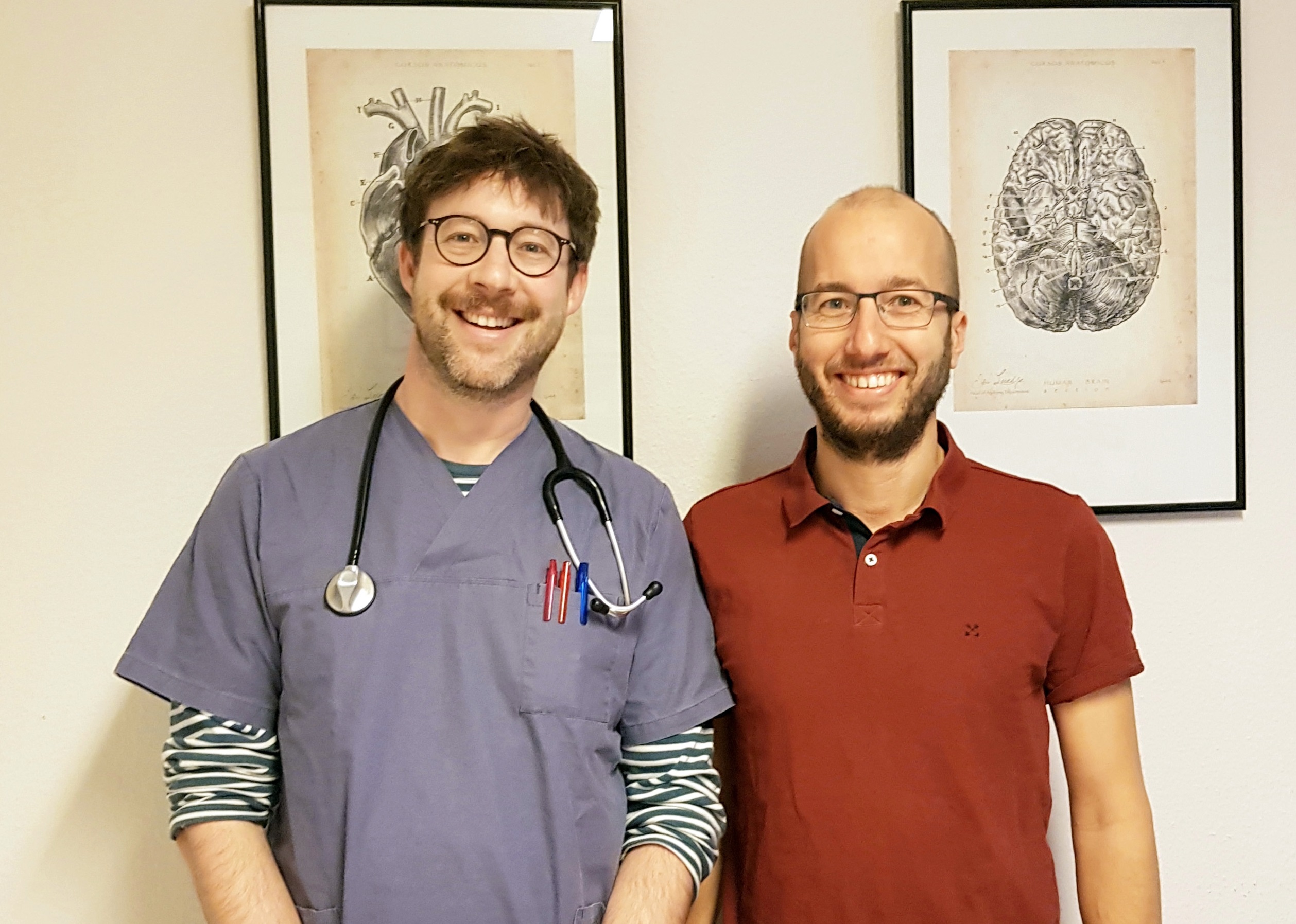 von links: Dr. Daniel Weitkamp und Simon Weingärtner